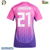 Tyskland Ilkay Gundogan #21 Bortedrakt Dame EM 2024 Kortermet